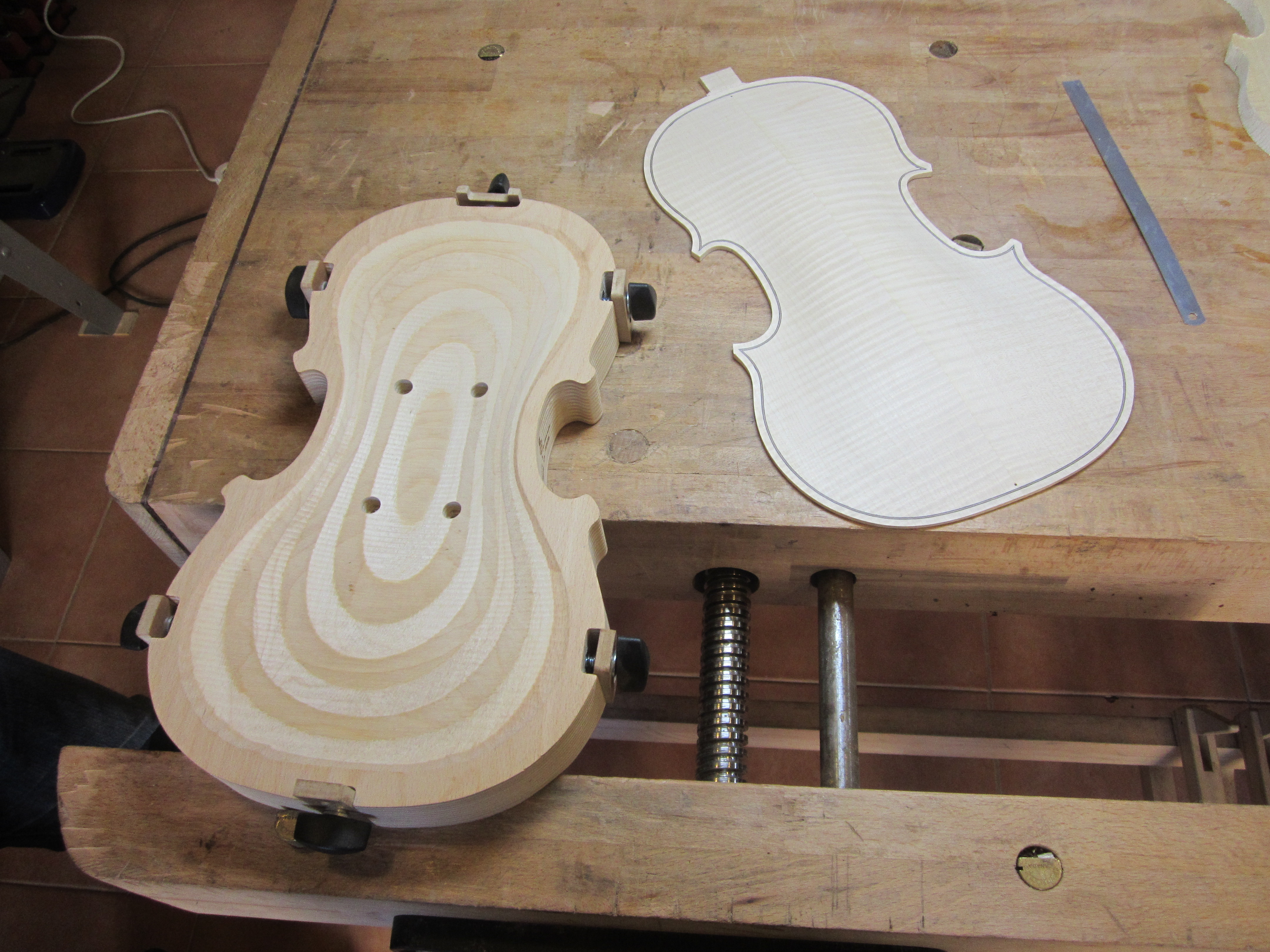 Violino in costruzione